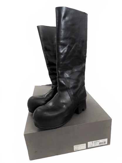 High Ballast Leather Boot (Black)