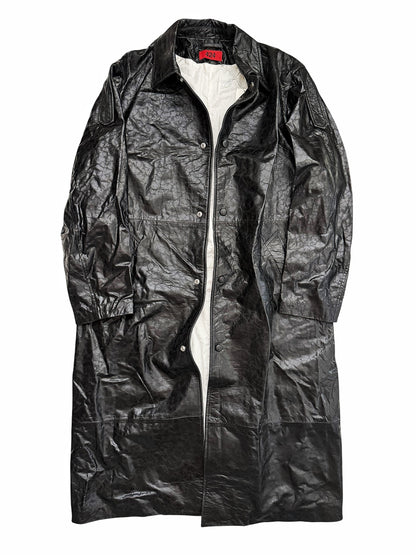 2025 Alternate Leather Paper Trench Coat