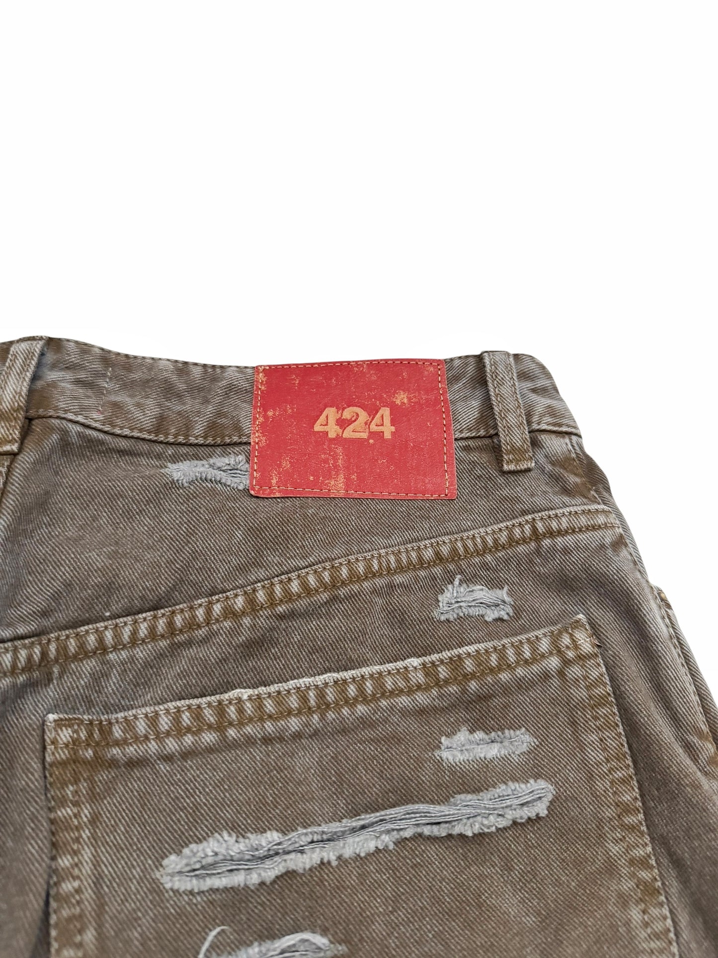 Mud Big Daddy Baggy Distressed Denim Jeans