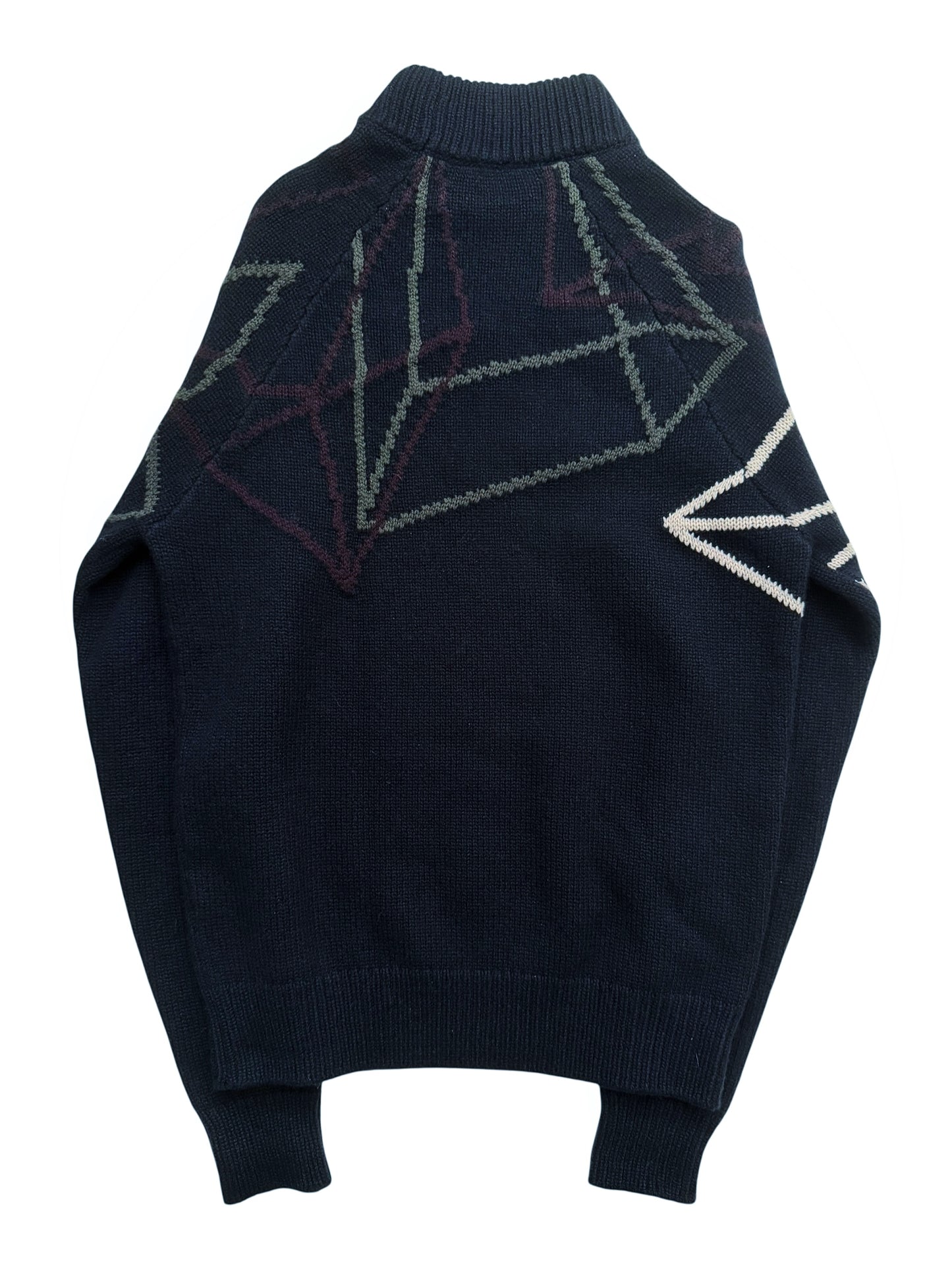 FW19 Cashmere Abstract Turtleneck Sweater