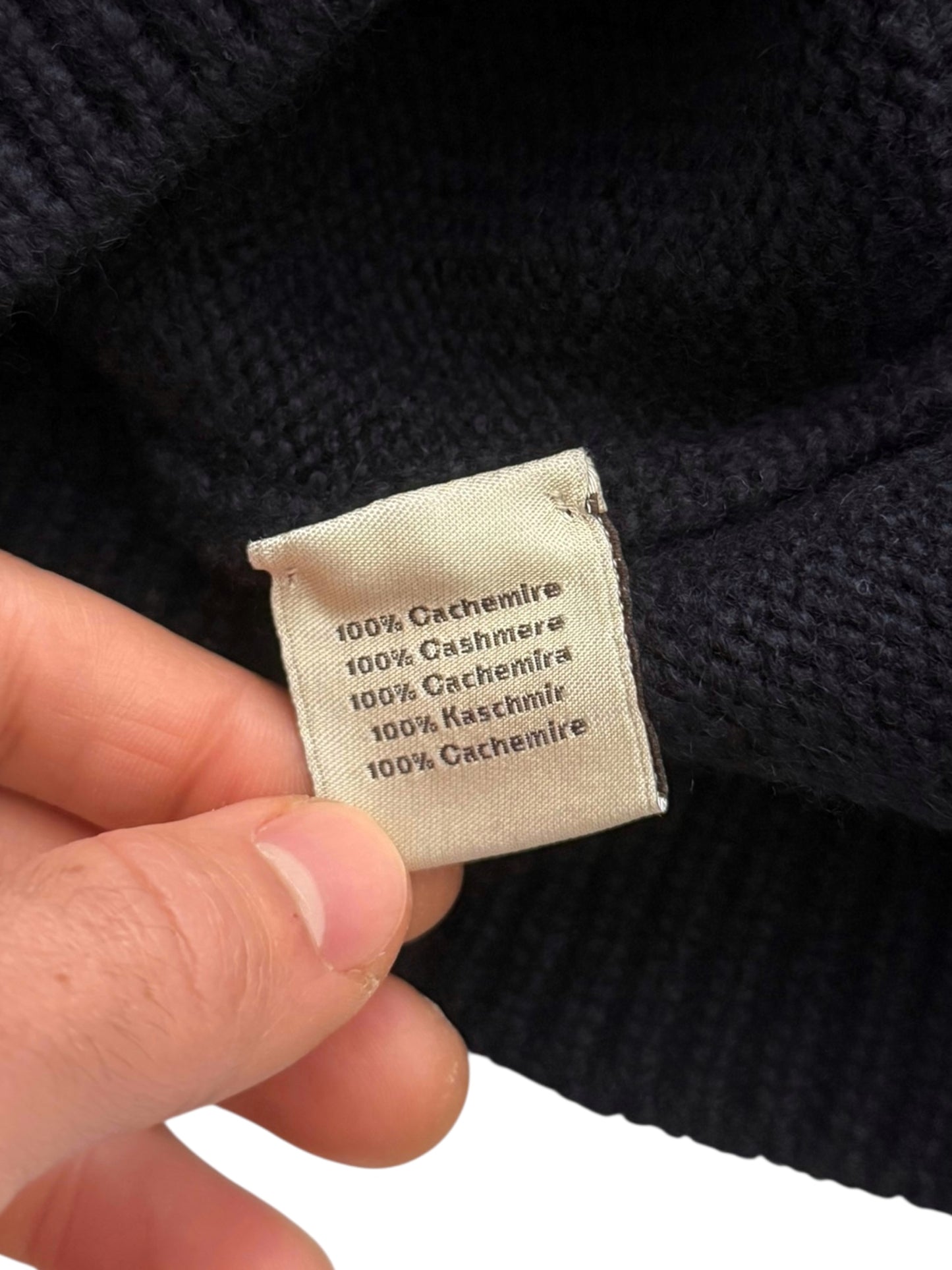 FW19 Cashmere Abstract Turtleneck Sweater
