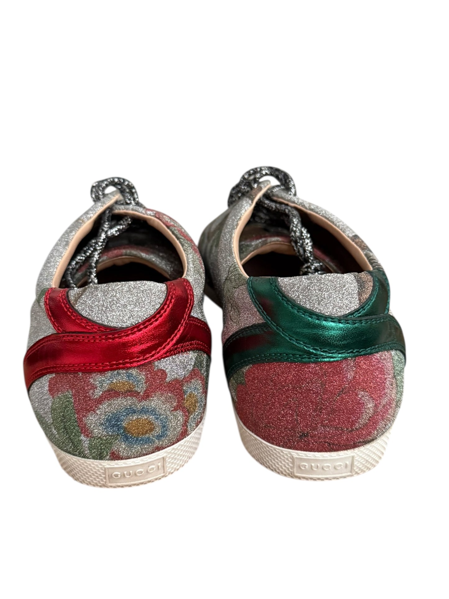 Glitter Bling Tian Bird Flat Shoes