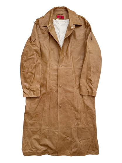 FW25 Natural Leather Trench Coat