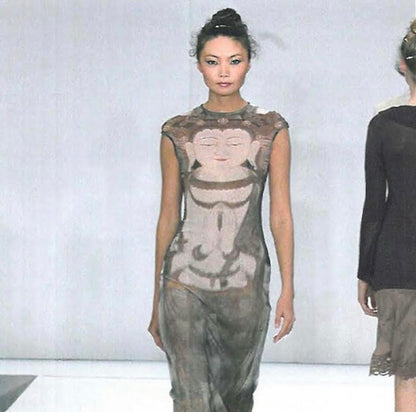 SS1997 Buddha Mesh Maxi Dress