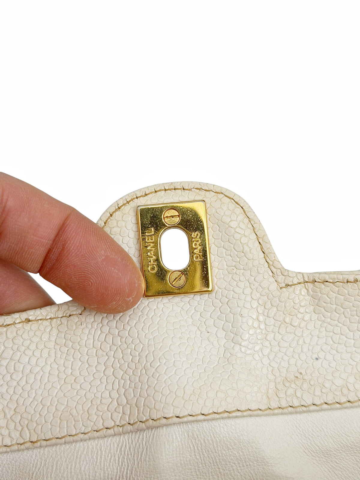 Matelasse CC Turnlock Caviar Leather Bag