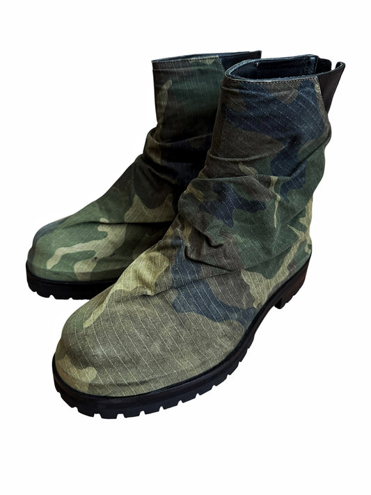 Camo Distressed Ripstop Marathon Boot