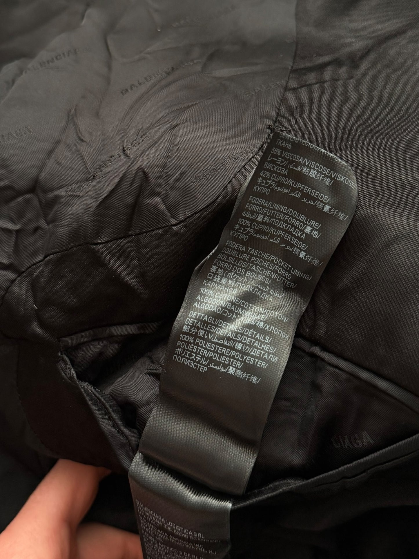 2023 Steroid Double Breasted Jacket (Heavy Satin Cupro)