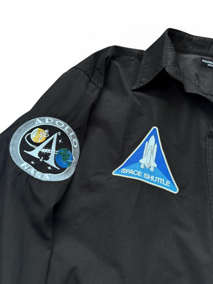 NASA Heavy Shell Black Shirt