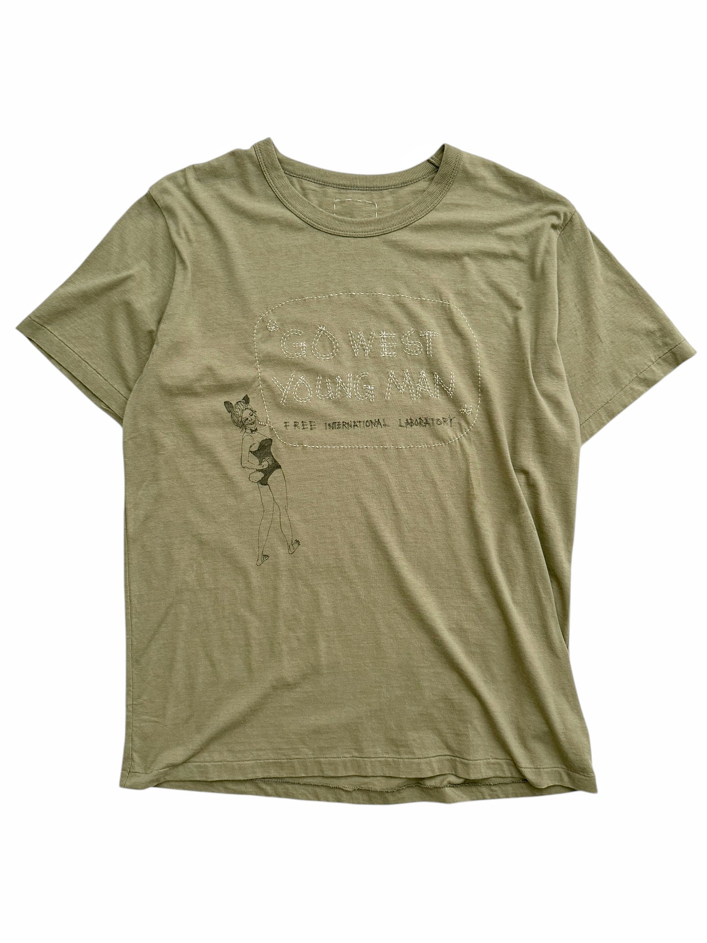 Embroidered Go West Vintage Shirt