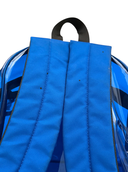 Blue PVC Backpack