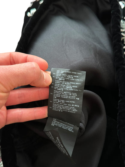 2019 Runway Velvet Sequin Teddy Bomber Jacket