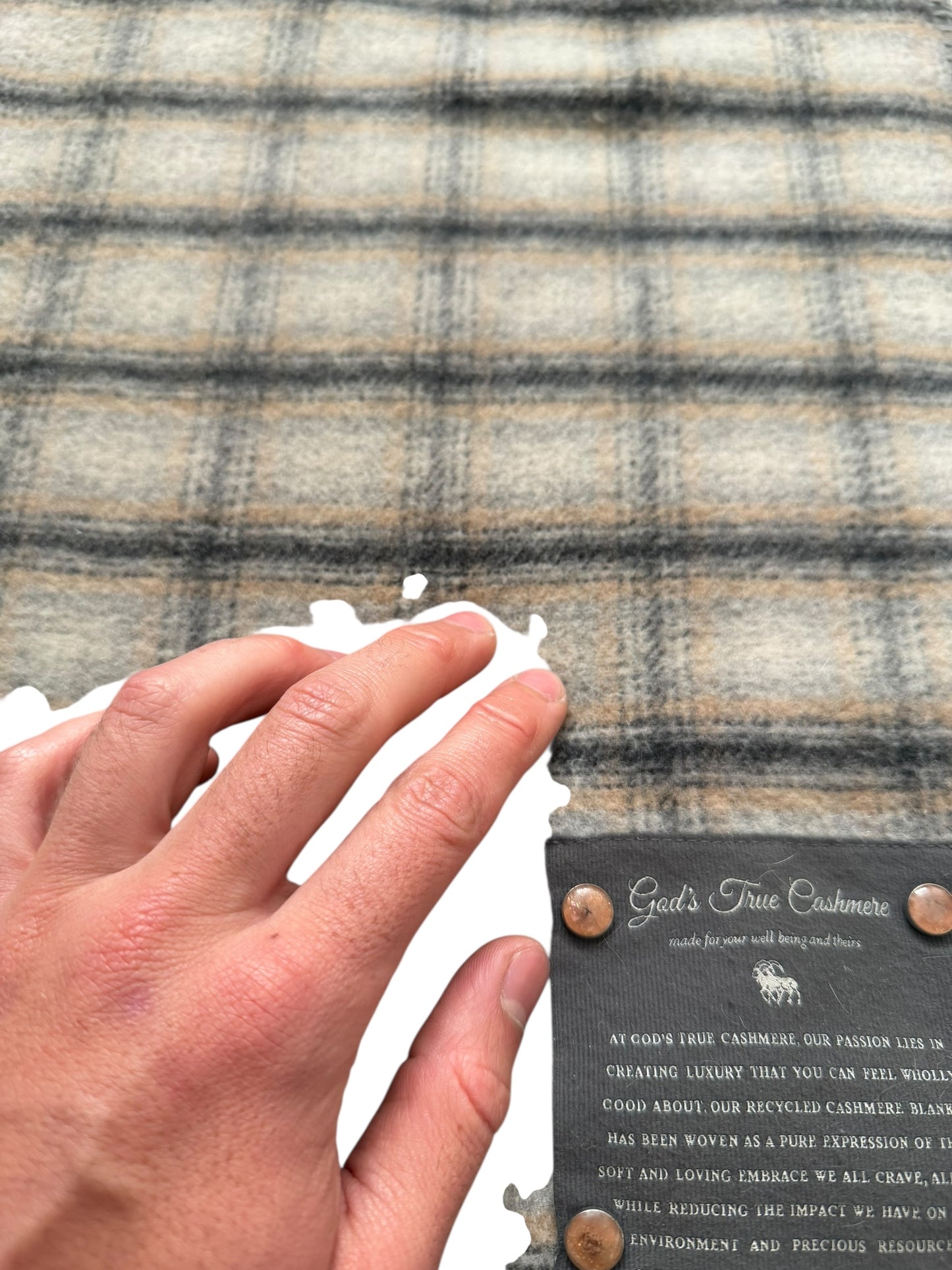 Recycled Cashmere Giant Blanket