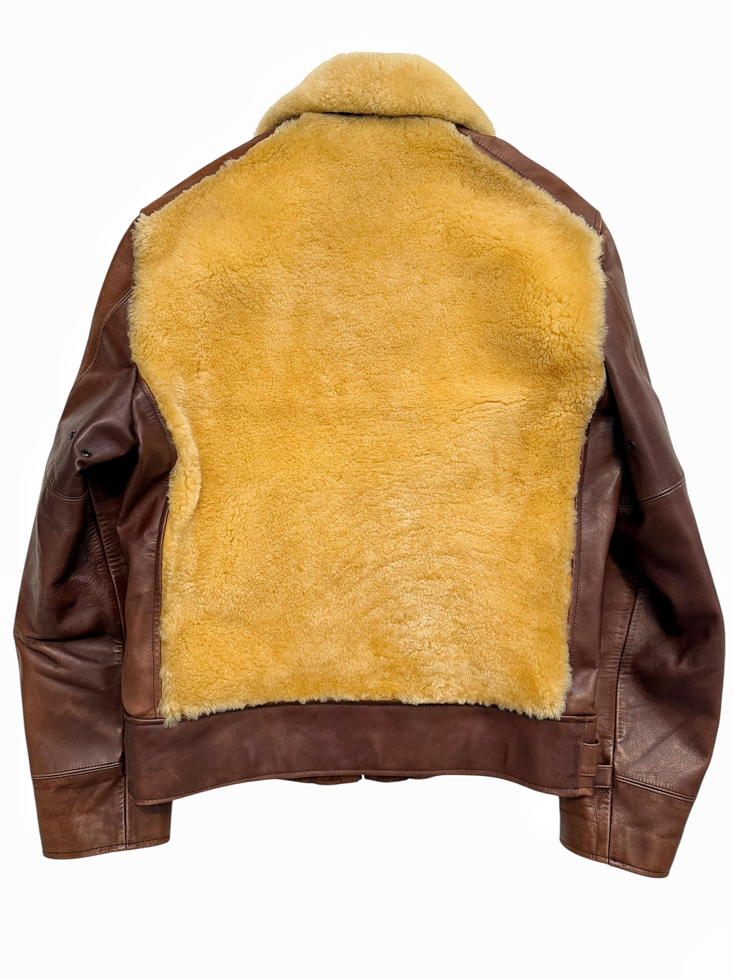 Laskinlamb Horsehide Grizzly Sherpa Re-Edition Jacket 1930’s