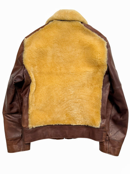 Laskinlamb Horsehide Grizzly Sherpa Re-Edition Jacket 1930’s
