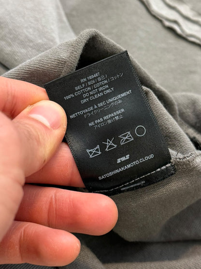 Oversized Washed Distressed Collegiate Longsleeve