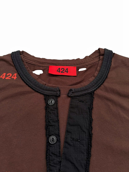 Bob Marley Distressed Layered Thermal Tank Tee