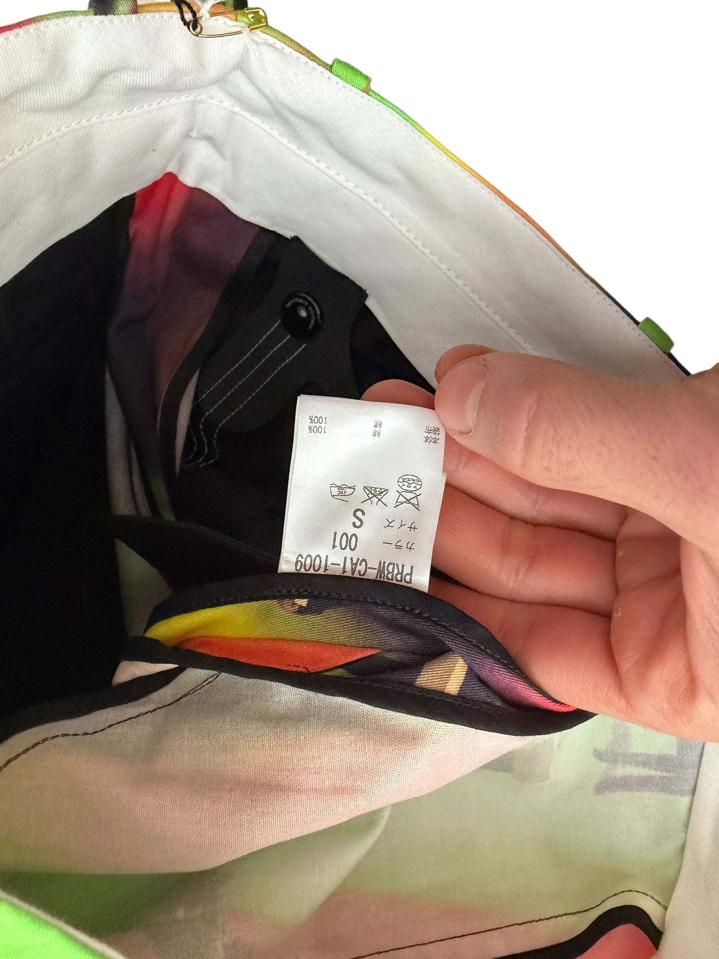 Box Man Psychedelic Print Pants