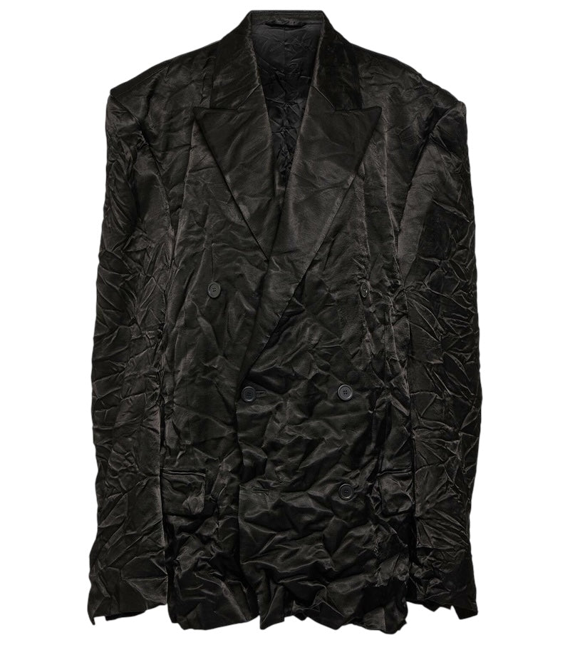 2023 Steroid Double Breasted Jacket (Heavy Satin Cupro)