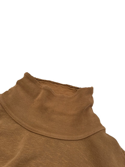 Frayed Earthtone Turtleneck