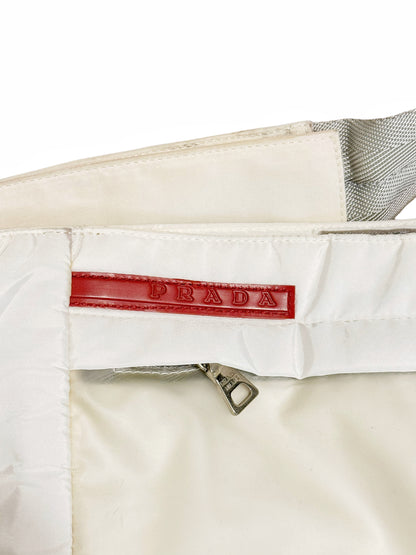 1999 Waist Tech White Nylon Bag