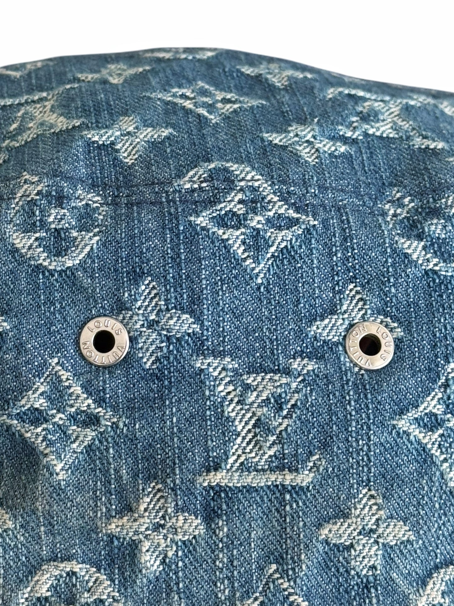 Denim Monogram Reversible Bucket Hat