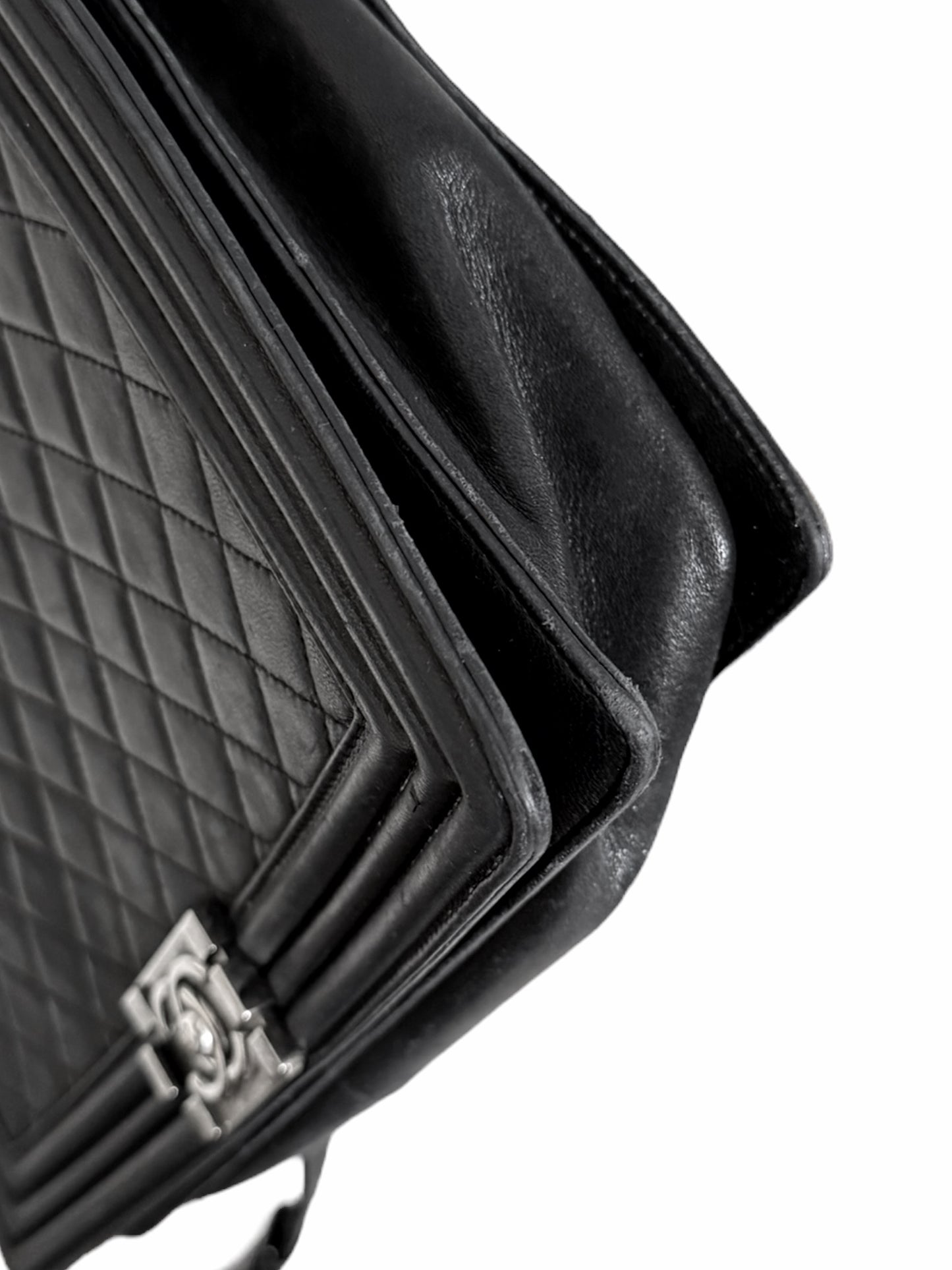 Large Caviar Boy Flap Chain Bag