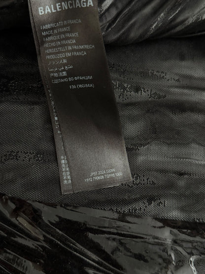 2024 Liquid 3D Molded Latex MIDI Runway Dress