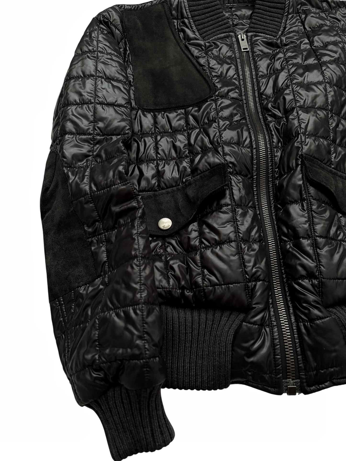 2000’s Tom Ford Hunting Paneled Quilted Bomber