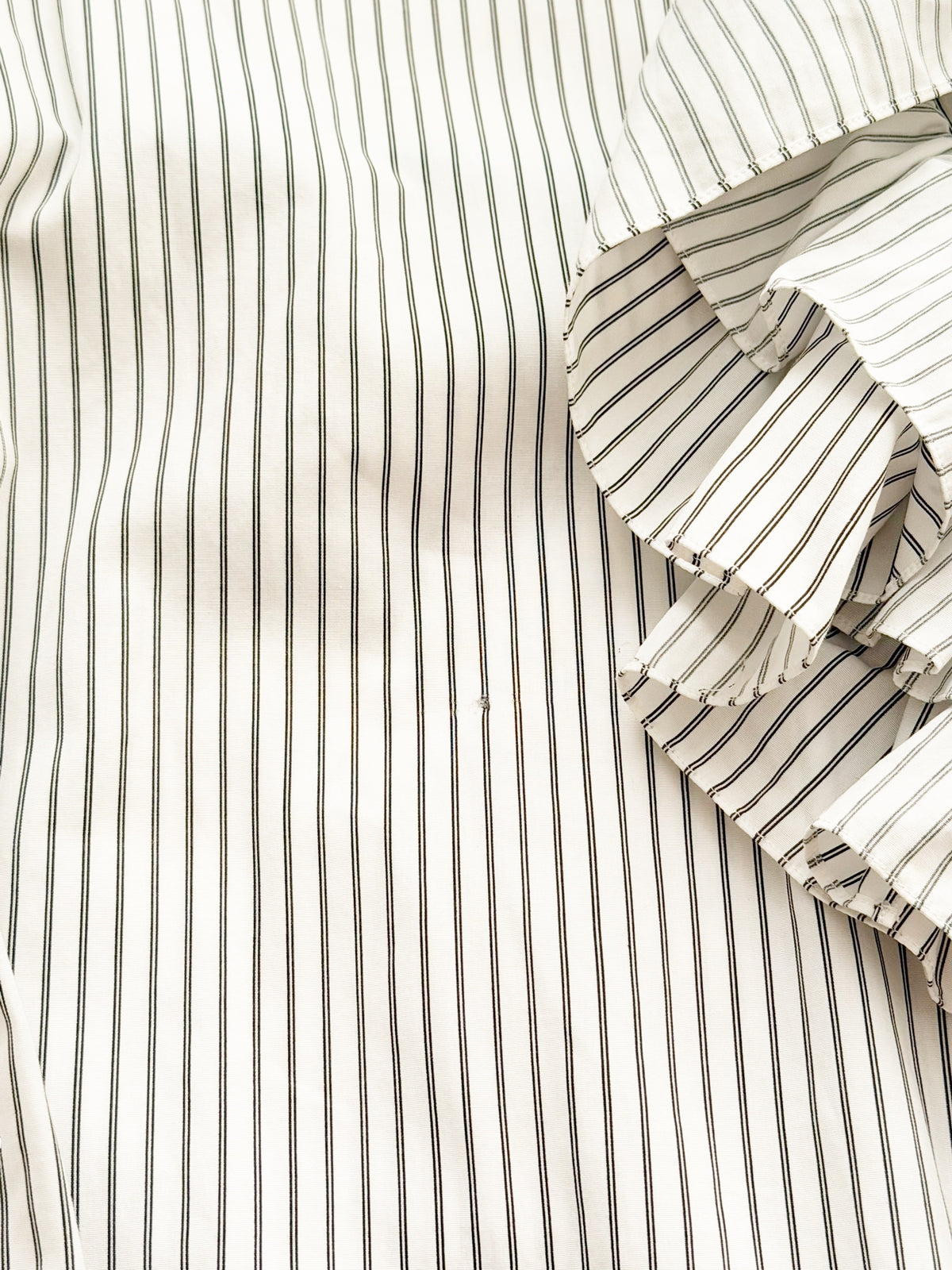 Virgil Abloh Ruffle Stripe Shirt