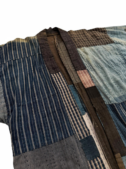 Meiji Era Boro Patchwork Coat