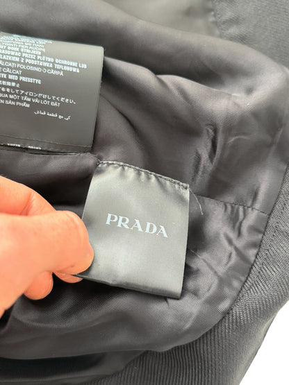 2018 Cropped Gabardine Coat Jacket