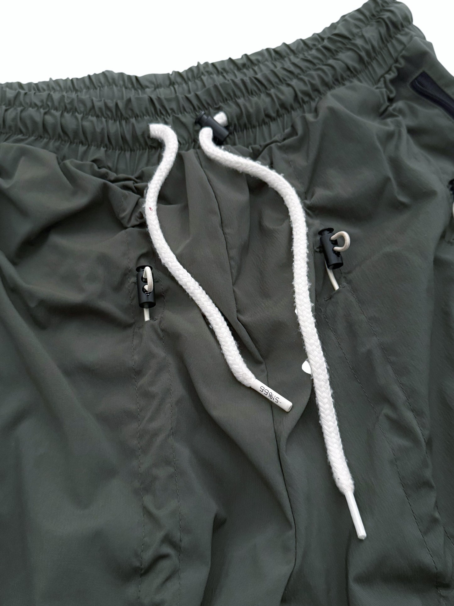 Green Gobchang Nylon Stacking Pants