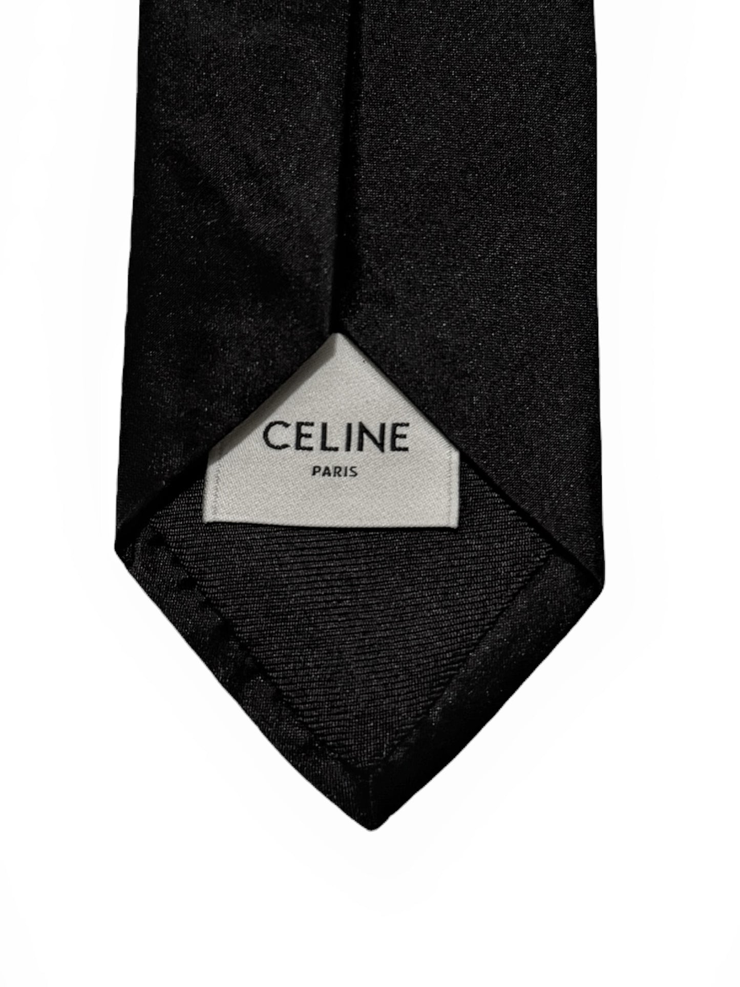 2019 Silk Thin Black Tie