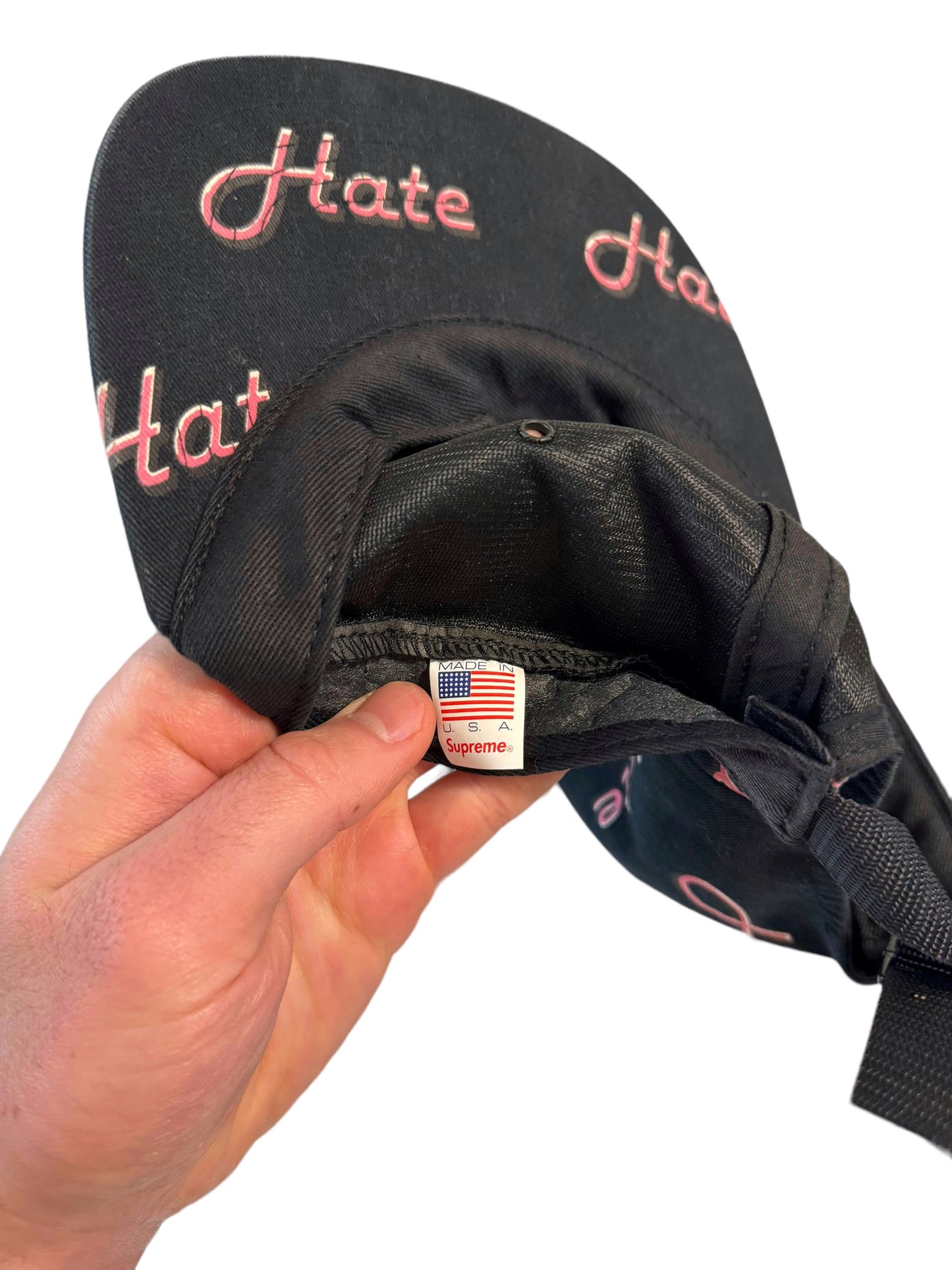 Hate Allover Camp Cap