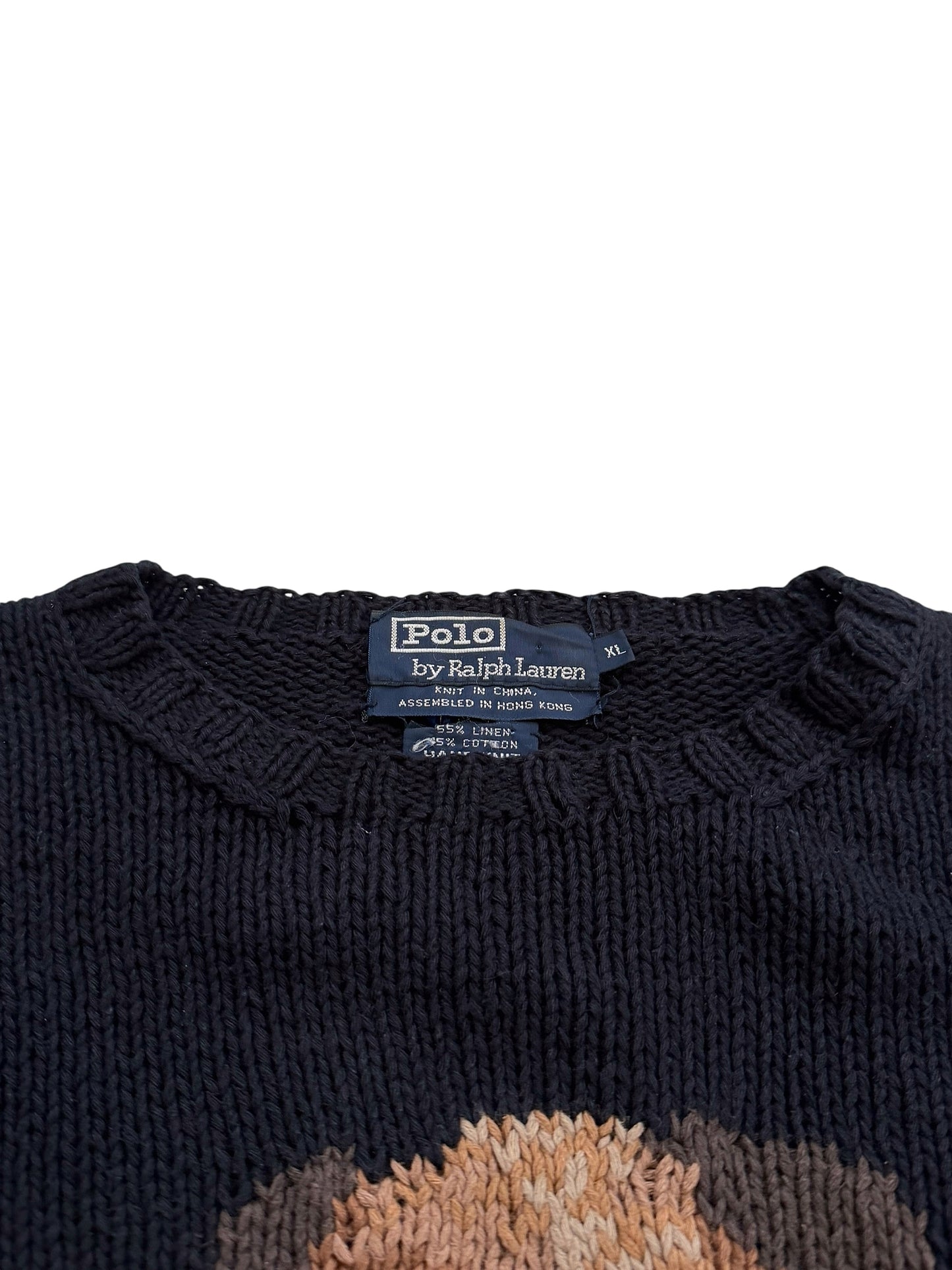 1992 Polo Bear Navy Sweater