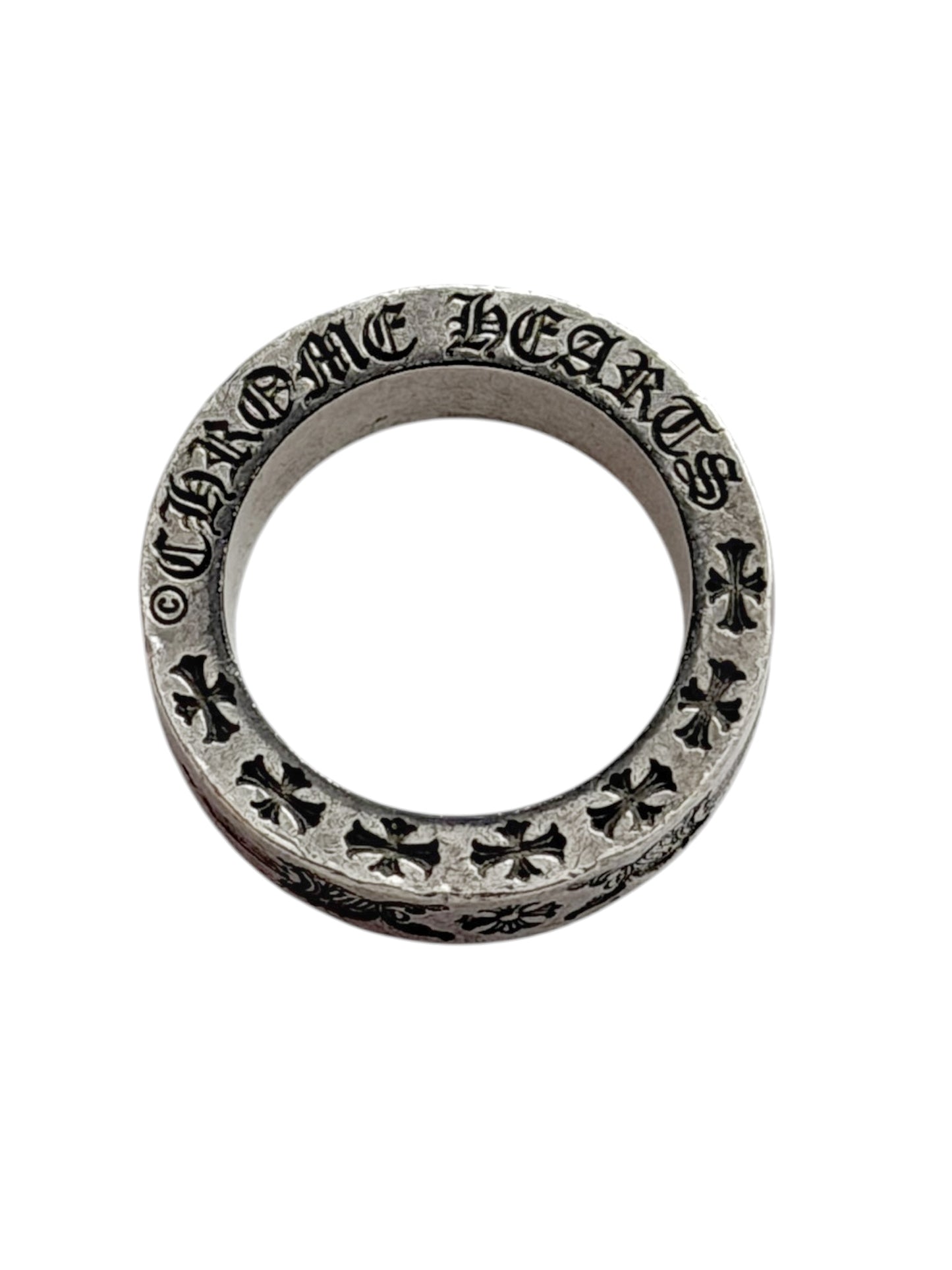 Dagger Crest Silver Ring