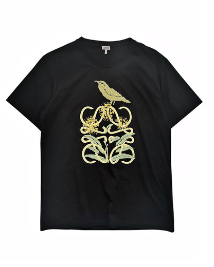 Herbarium Anagram Embroidered Bird Logo