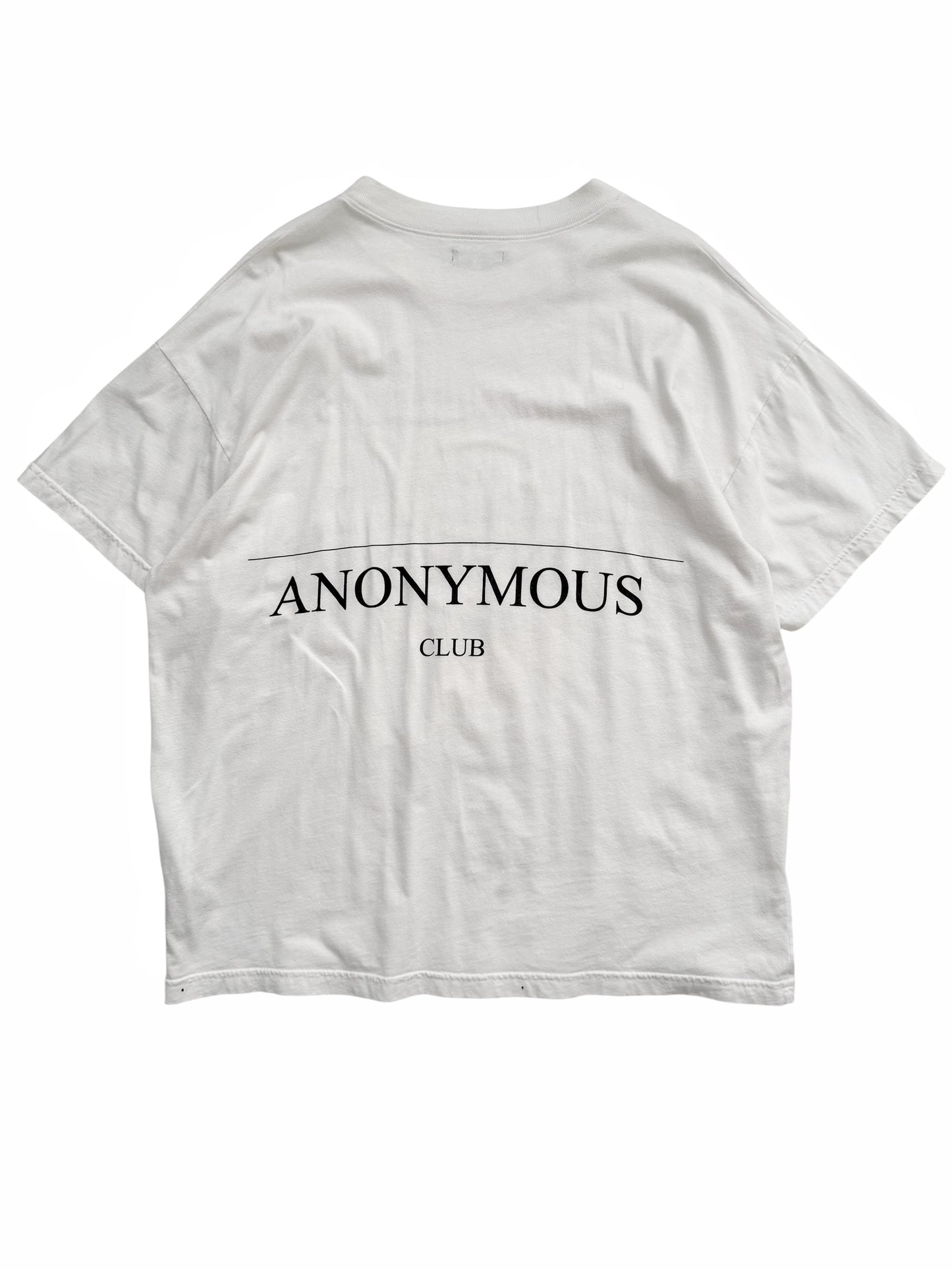 OG Sample Anonymous Club F&F White Tee