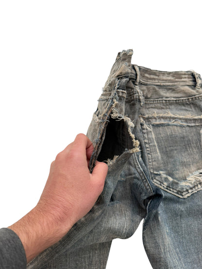 Old Punk Thrash Denim