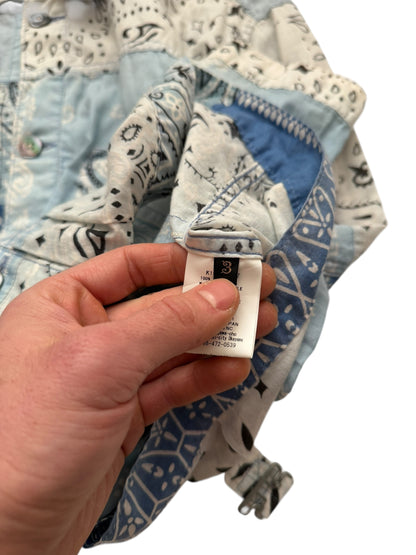 Ice Blue Kerchief Bandana Shirt