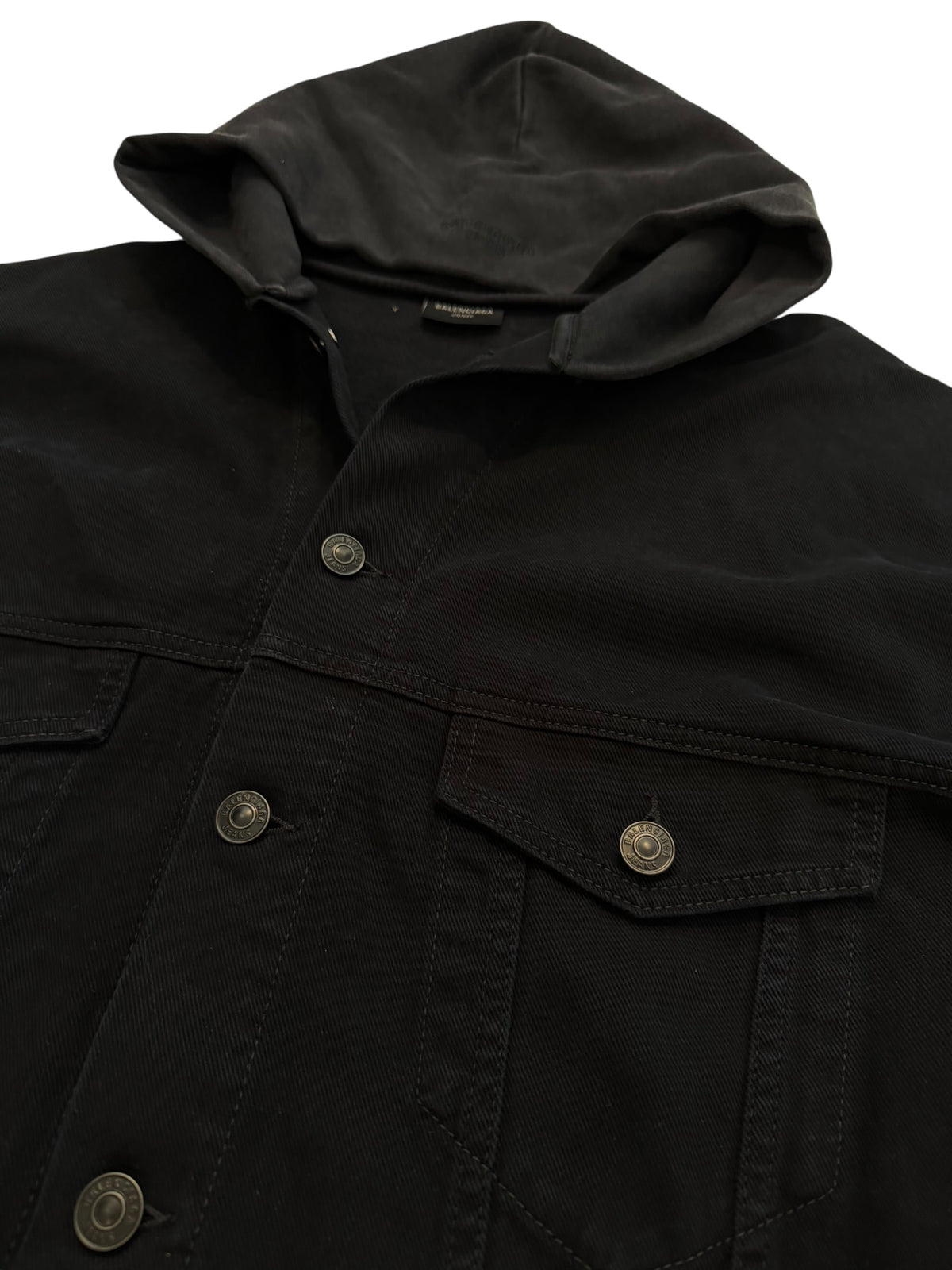 2022 Hooded Hybrid Trucker Jacket w/ Hood