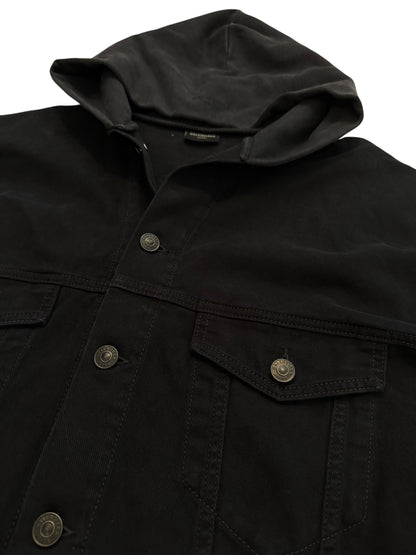 2022 Hooded Hybrid Trucker Jacket w/ Hood