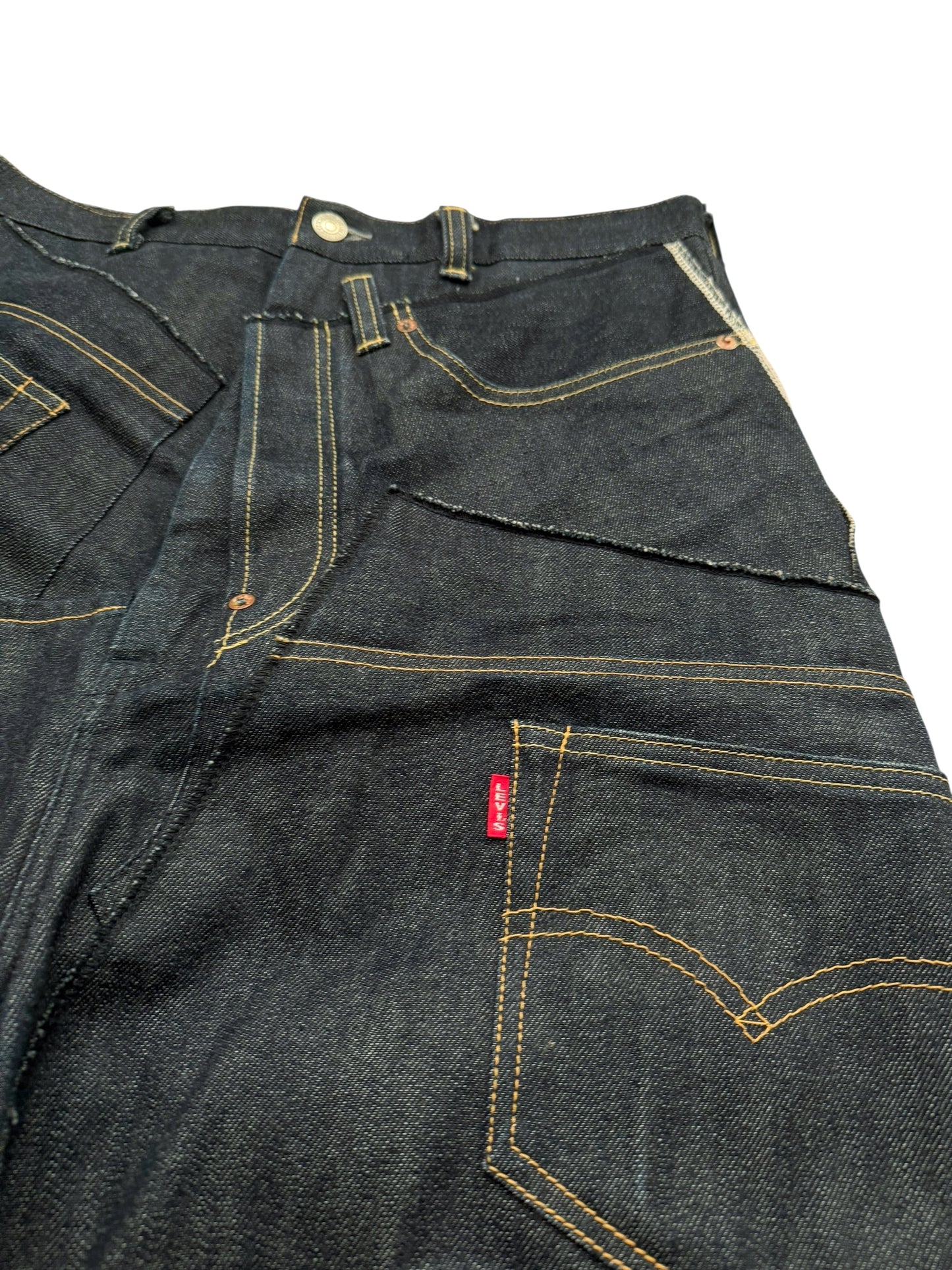 Levis 2024 Runway Patchwork Reconstructed Jeans