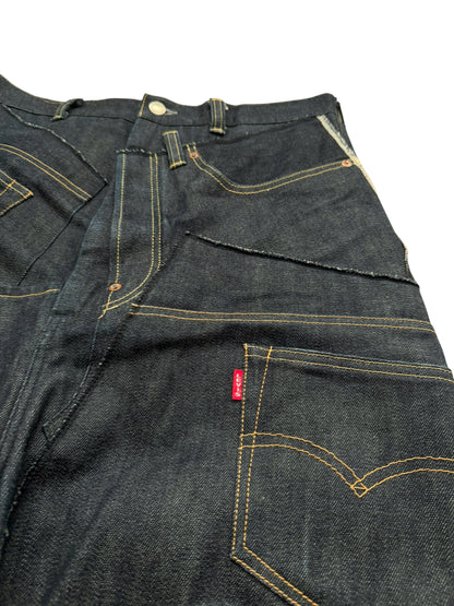 Levis 2024 Runway Patchwork Reconstructed Jeans