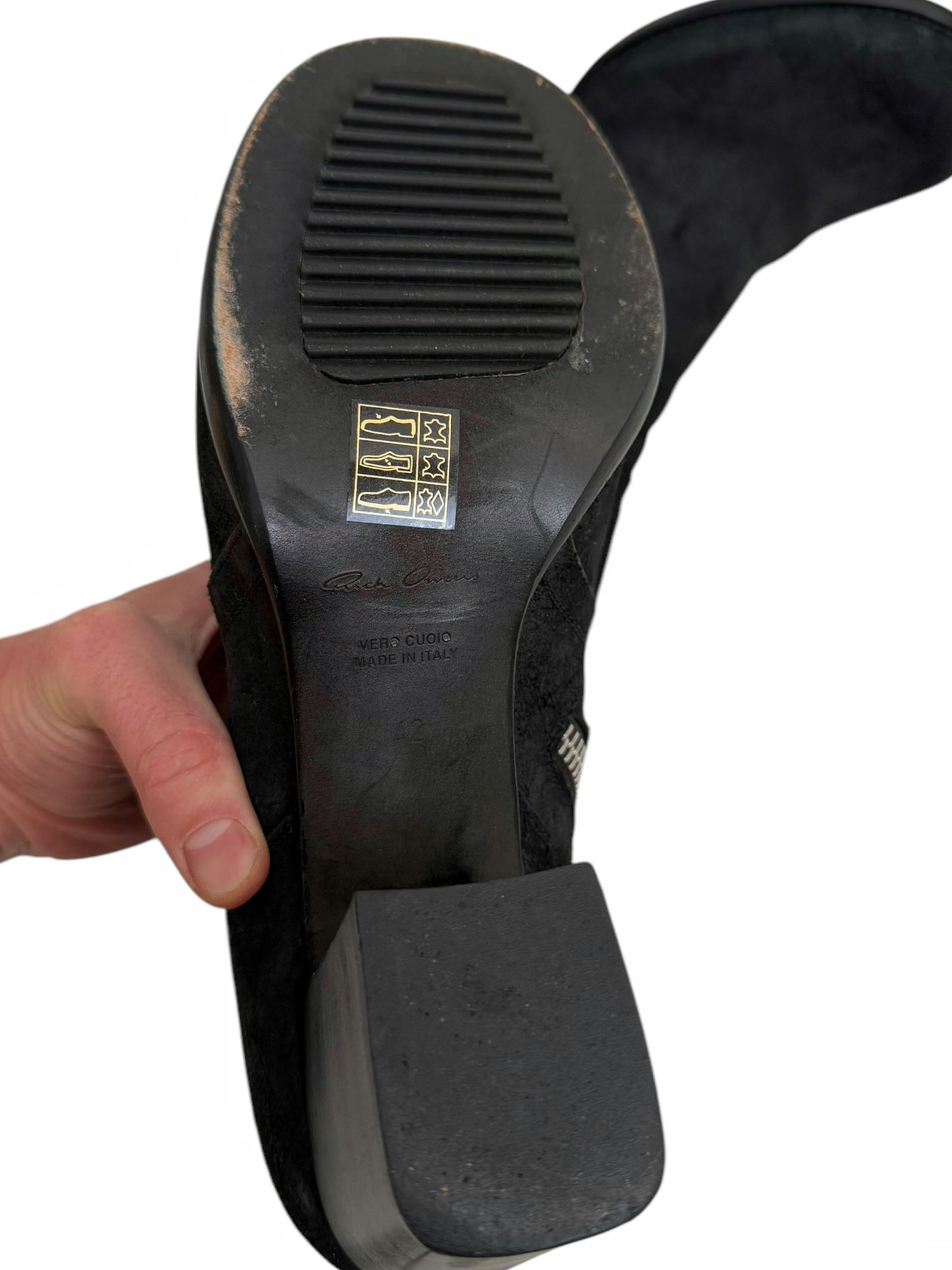 SS14 Vicious Men Reverse Leather Heel