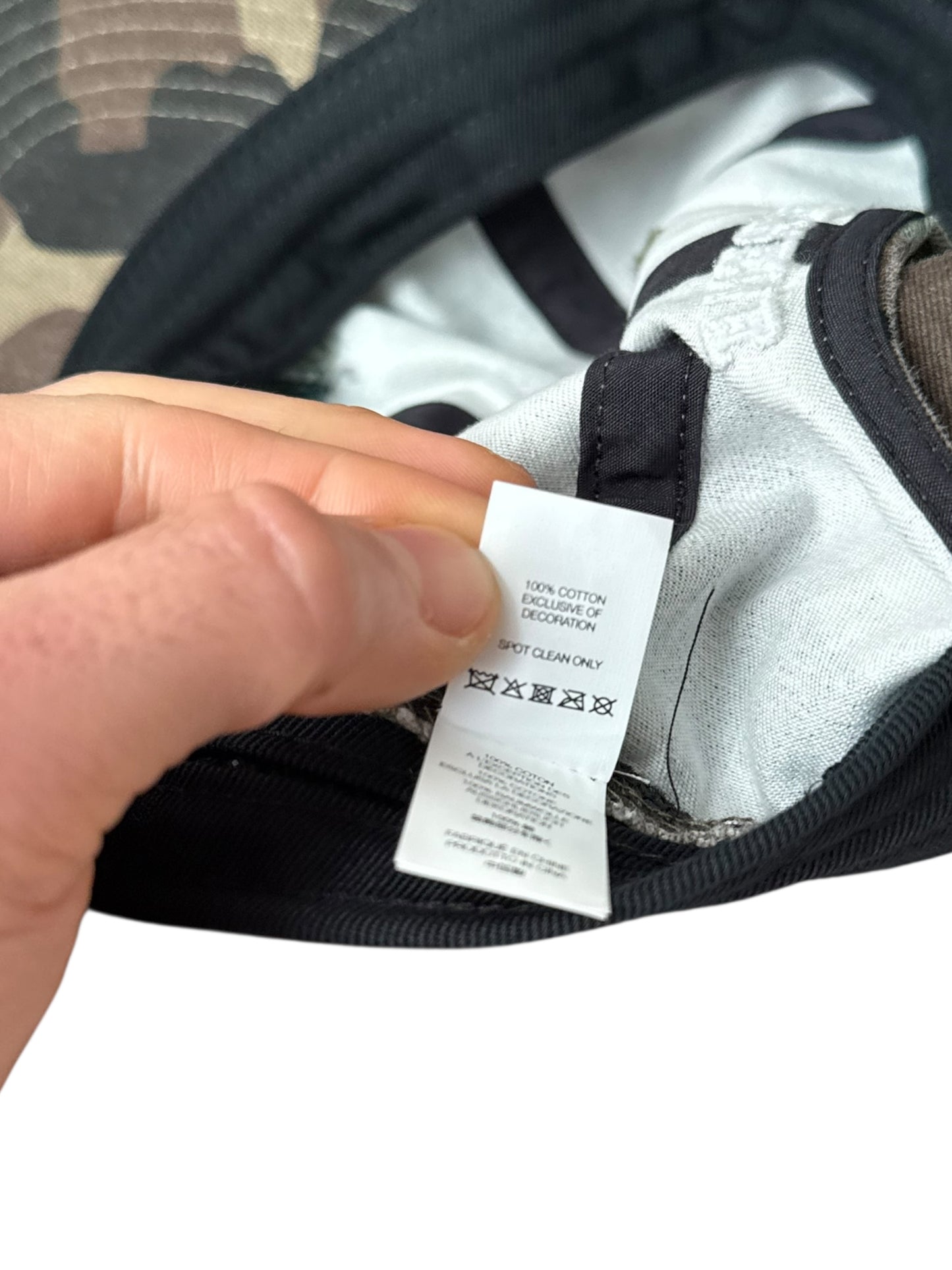 Multicolor Pigment Camo 5 Panel Cap