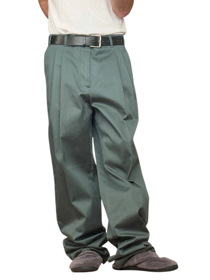 Baggy Green/Blue I <3 You Trouser
