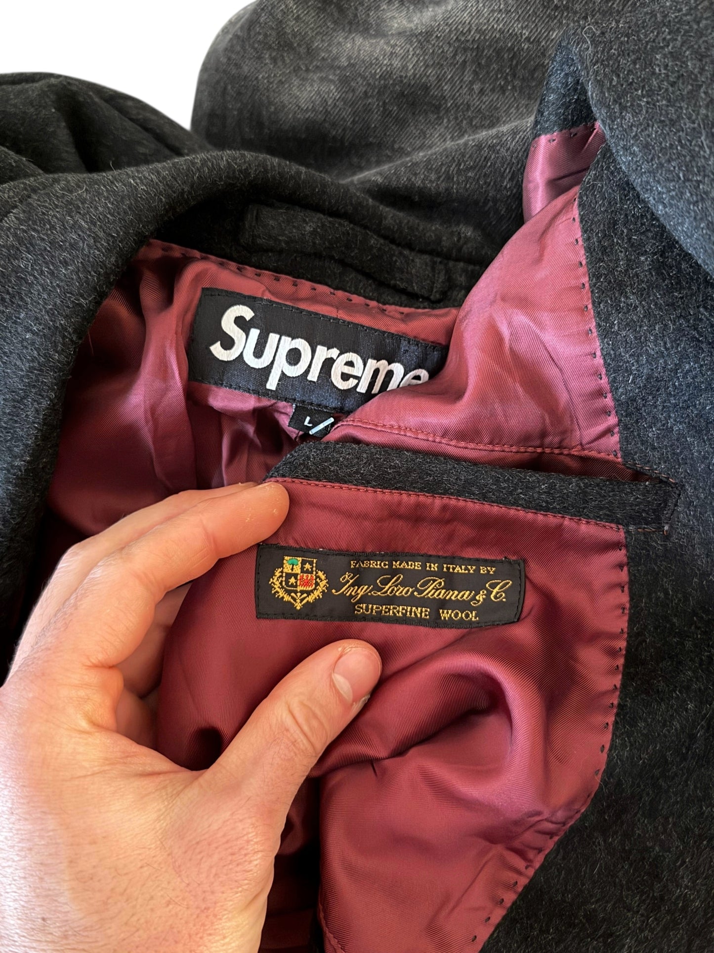 x Loro Piana Wool Coat