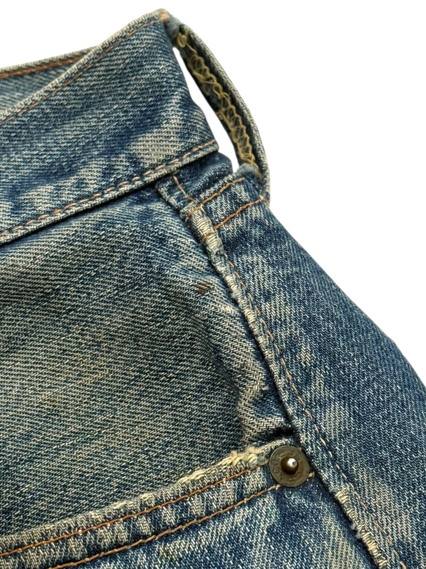 OG 1960’s Big E Selvedge Hidden Rivet 501 Denim