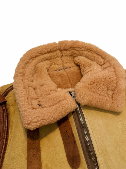Reproduction WW2 B-3 Shearling Leather Jacket